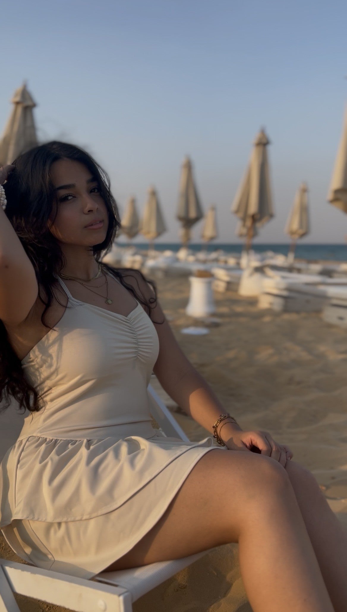 The Twirl Swim Dress in Butter Yellow